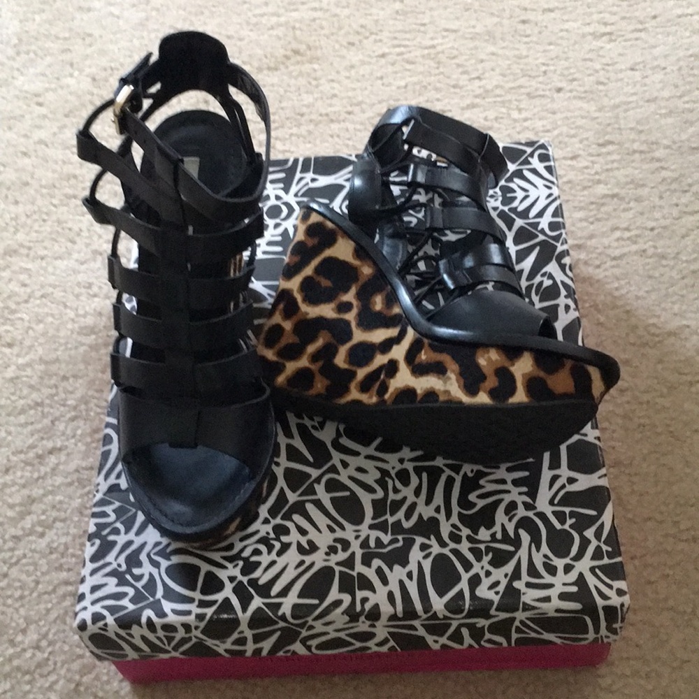 Black Strappy Sandals